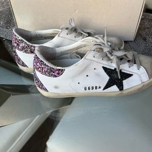 Golden Goose Deluxe Brand Superstar Sparkle Detail Laceup